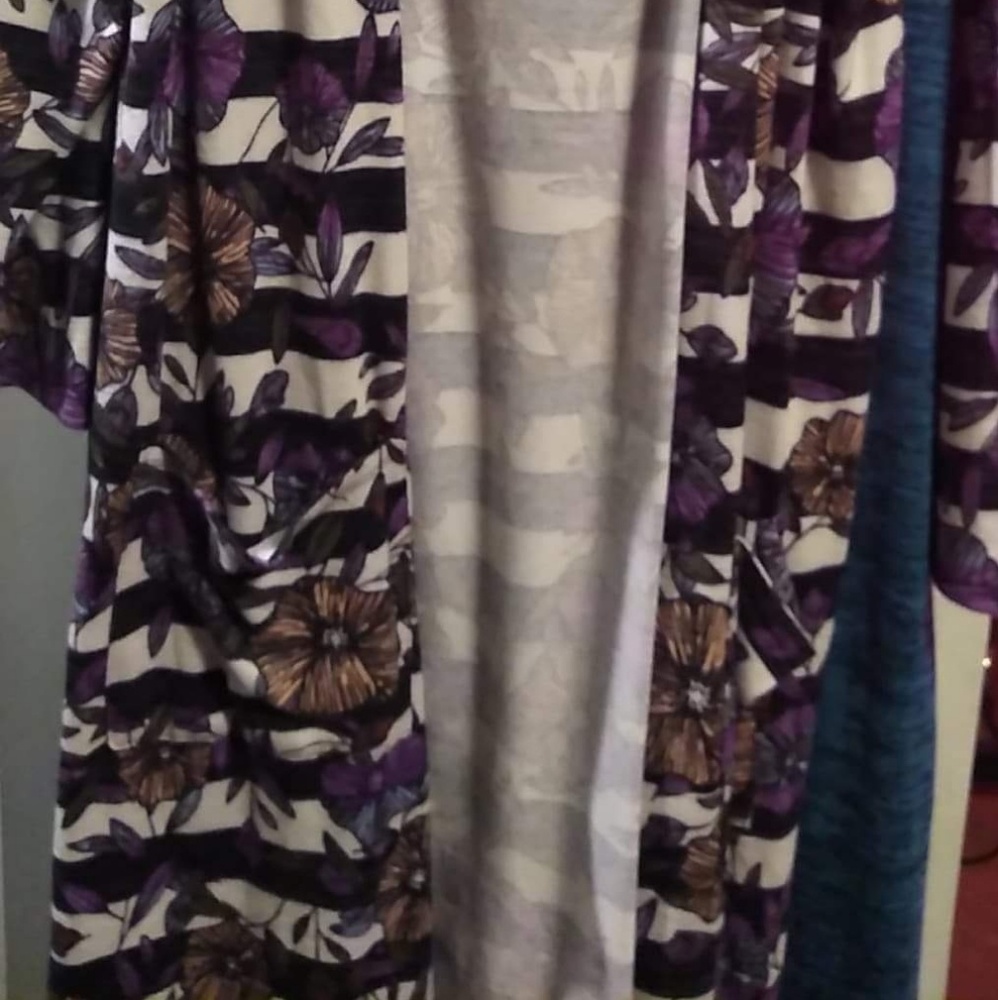 Lularoe Sarah xl striped floral